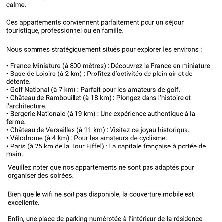 St-quentin-en-yvelines Plusieurs Avec Parking Apartment *